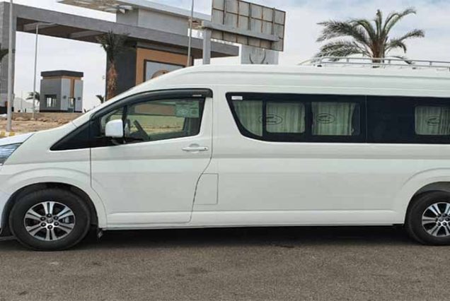 "Scenic Red Sea route from Hurghada Airport to Marsa Alam hotel in a safe and comfortable private transfer vehicle"