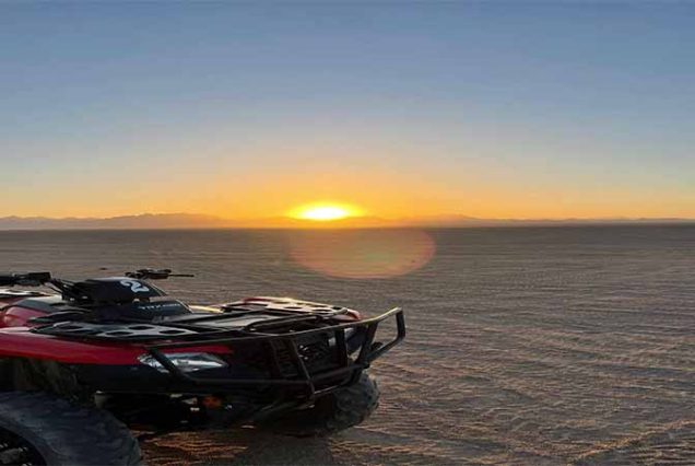 Hurghada Sunset Quad Tour, Bedouin Village, Camel Ride, Red Sea Mountains, Desert Safari.