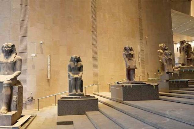 Day trip from Hurghada to Cairo visiting the Grand Egyptian Museum, Giza Pyramids and Sphinx with Mega Tours Egypt