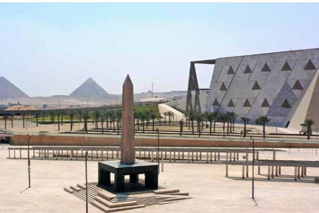 Day trip from Hurghada to Cairo visiting the Grand Egyptian Museum, Giza Pyramids and Sphinx with Mega Tours Egypt